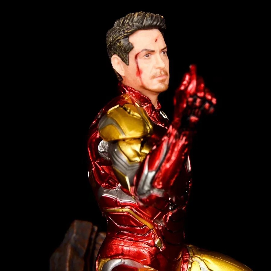 复仇者联盟 终局之战 gk钢铁侠跪姿 mk85 打响指手办雕像摆件模型