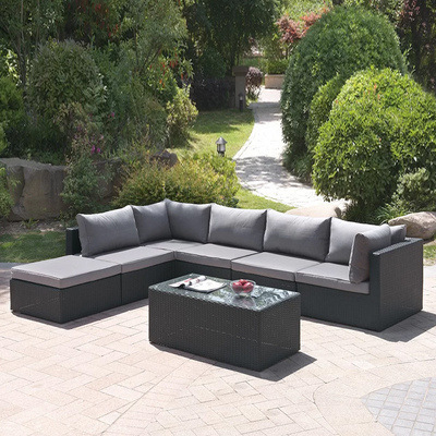 户外藤沙发庭院花园防晒防水露台简约沙发家具阳台创意茶几组合