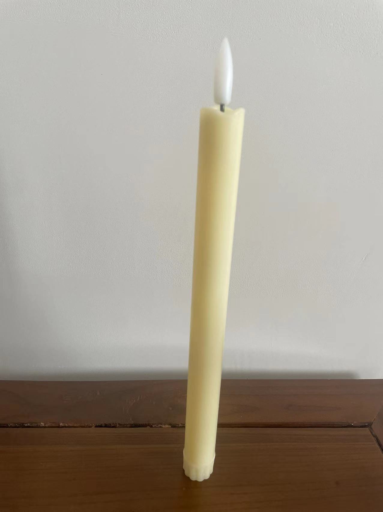 Simulation Long Brush Holder Wax LED Electronic Candle Bar Party Atmosphere Candle Light Birthday Wedding Decorative Candle