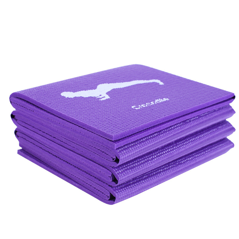 Folding Yoga Mat Factory Wholesale Thickened Yoga Mat Portable Travel Student Nap Lunch Break Pad Yoga Mat