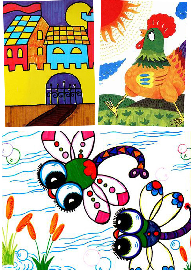 新款三角杆水彩笔儿童绘画笔可水洗彩笔 小学生用12-36色水彩笔