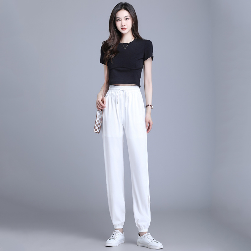 Ice Silk Quick-Dry Pants Women's Summer 2023 New Best-Seller on Douyin Mesh Casual Pants Sun Protection Sports Pants Wholesale