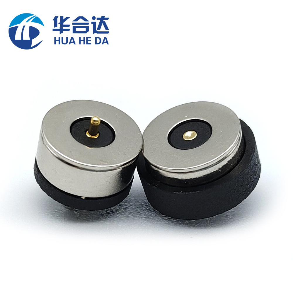 磁性充电座触悬浮式吸顶灯电热服饰美容器材接头公母磁吸连接器062