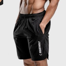 夏季健身欧美兄弟新款短裤男运动跑步高弹力紧身运动裤男士短裤
