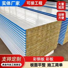彩钢板建筑用压型隔热彩钢瓦房屋顶多尺寸压型彩钢板围挡彩钢板