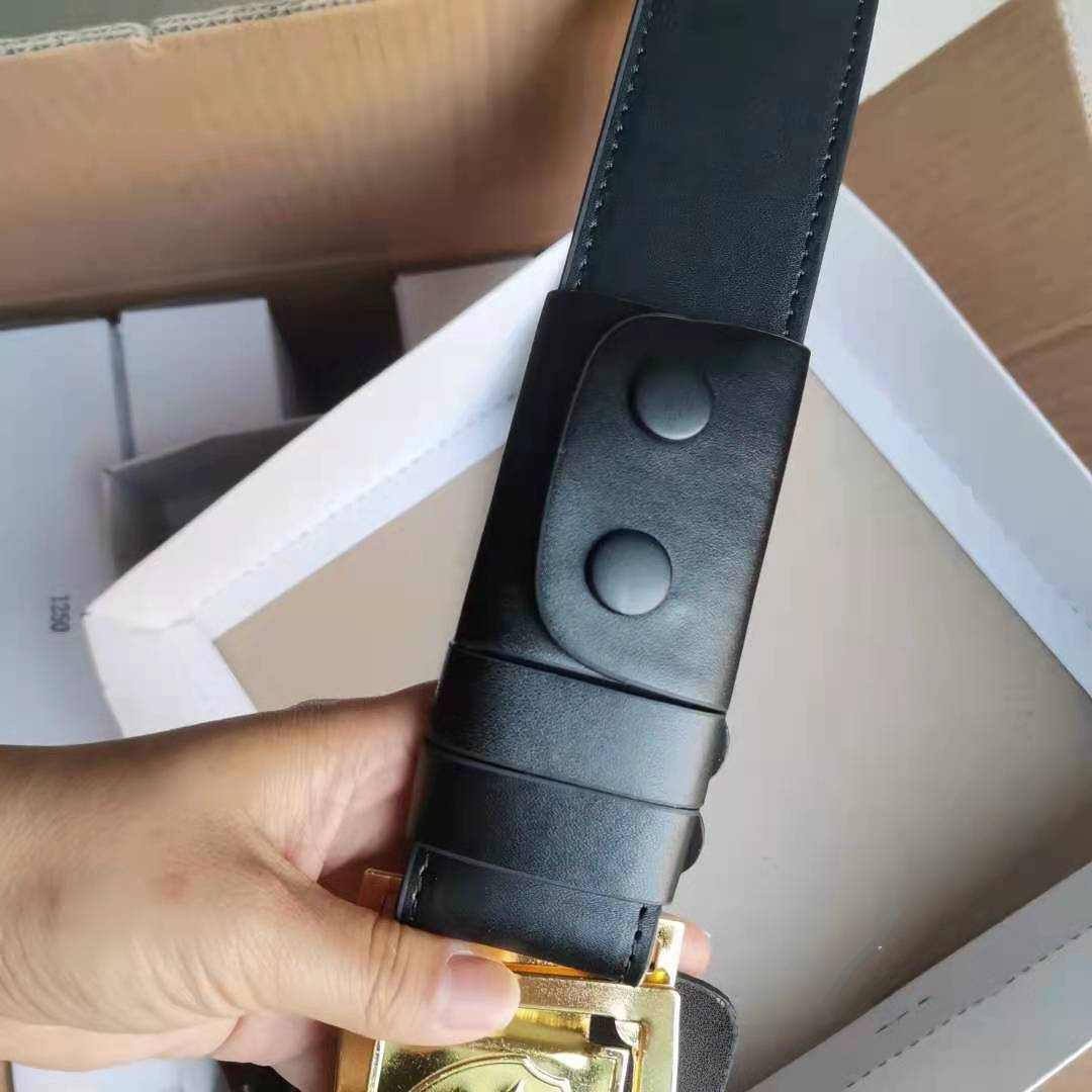 武装真牛皮外腰带新式保安腰带武装带执勤斜跨腰带五角星