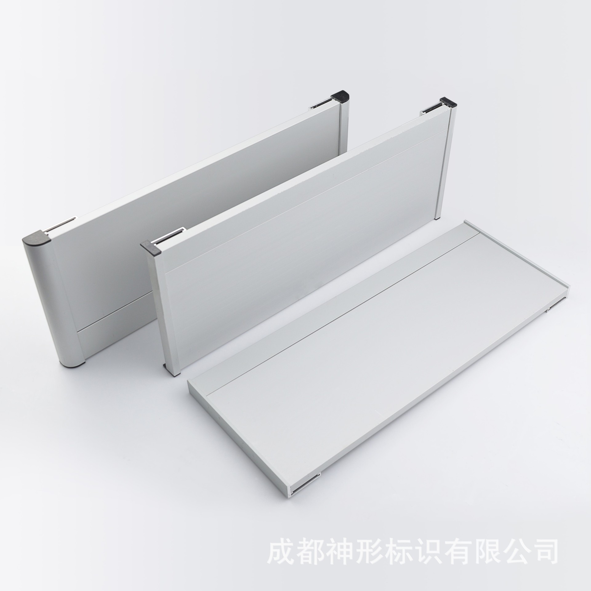 铝型材科室牌铝合金门牌空白半成品标识牌工作室直角平面标牌工厂