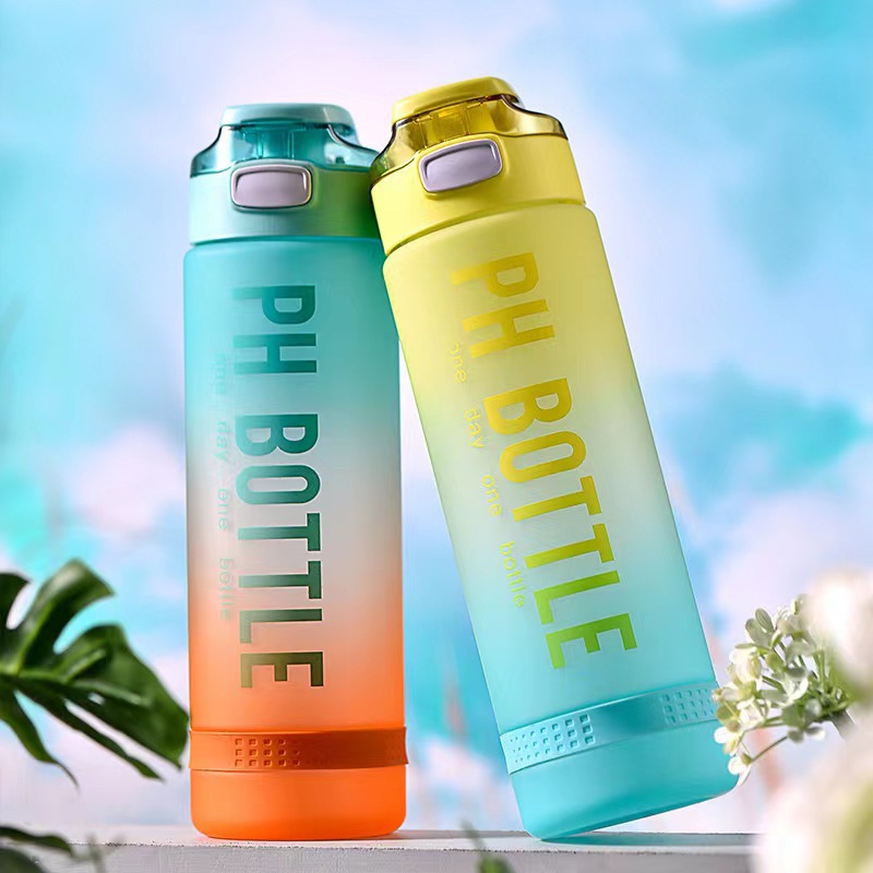 Sports Cup Good-looking Couple Portable Large Capacity Health Care Large Water Bottle New Homehold Bounce Sports Bottle Manufacturer