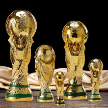 2022卡塔尔世界杯奖杯模型大力神杯足球奖杯树脂球迷装饰摆件批发