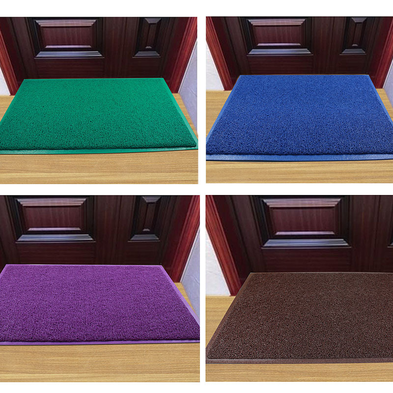 欢迎光临丝圈脚垫门垫进门入户地毯商铺门口防滑塑料压边logo地垫