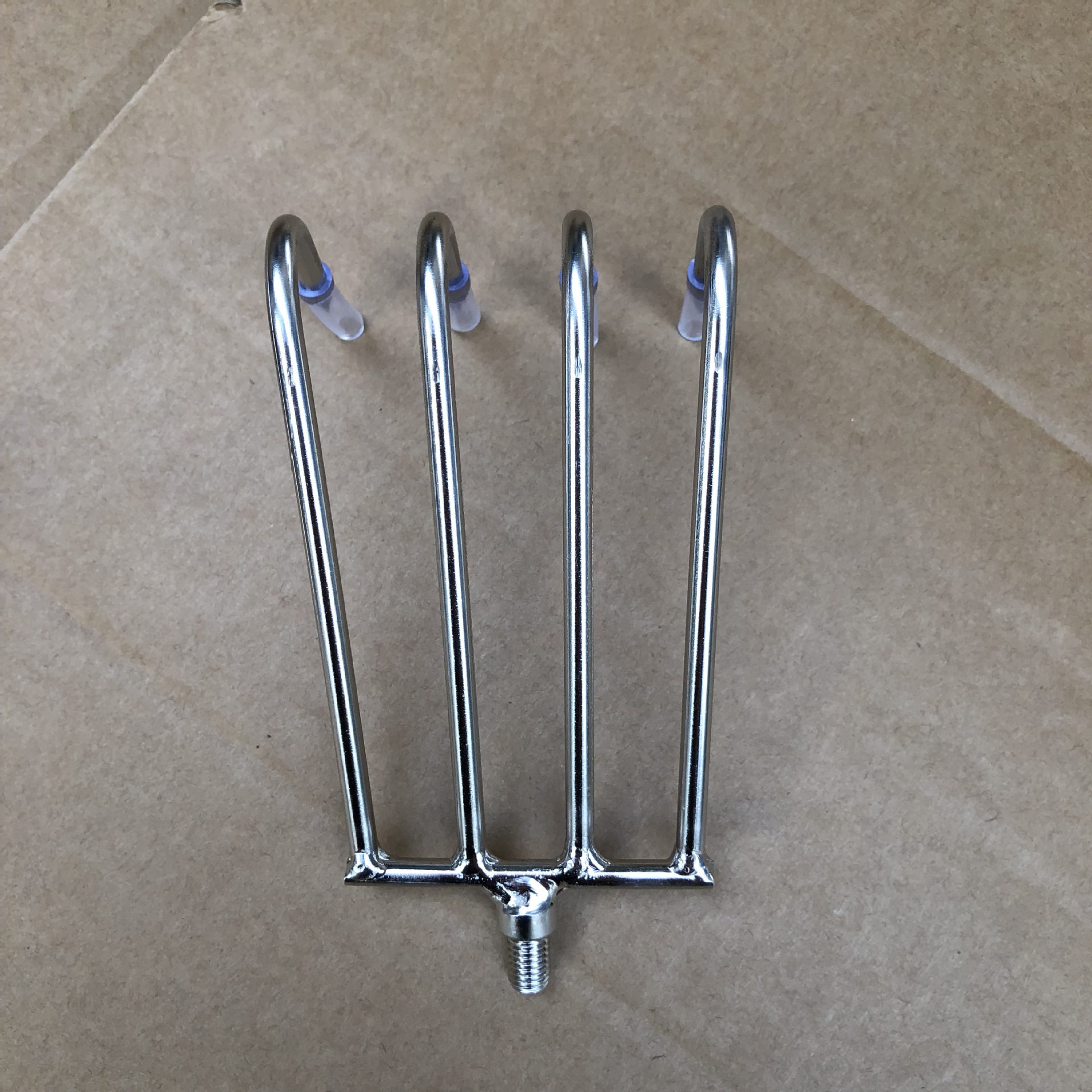 钓鱼清理水耙子搂四齿六齿赶海小耙子不锈钢杆头配件锚鱼用品