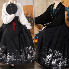 源头厂家原创改良马面裙新中式国风女夏季传统套装汉服定做定制
