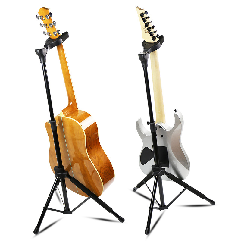 吉他架立式挂支架电吉他放置架民谣吉他尤克里里贝斯家用落地架子