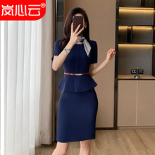 酒店职业装女上衣小西装套装保险宾馆金融工作服工装商务正装连衣