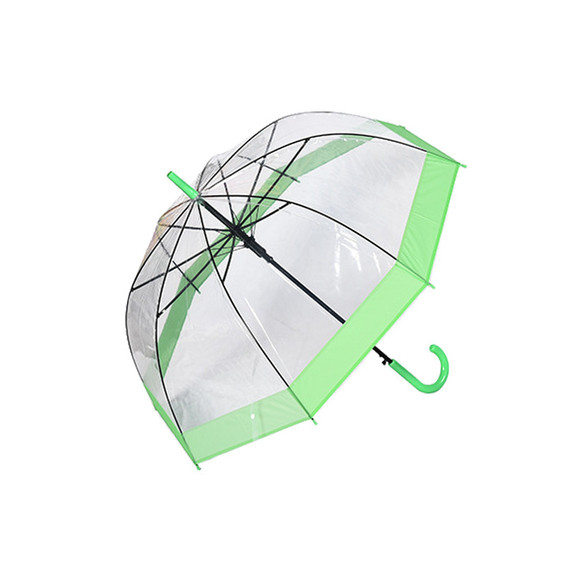 Apollo Transparent Umbrella Edge Poe Fashion Umbrella Flexible Wind-Resistant 8-Bone Sunshade Rain-Proof Multi-Color Advertising Umbrella