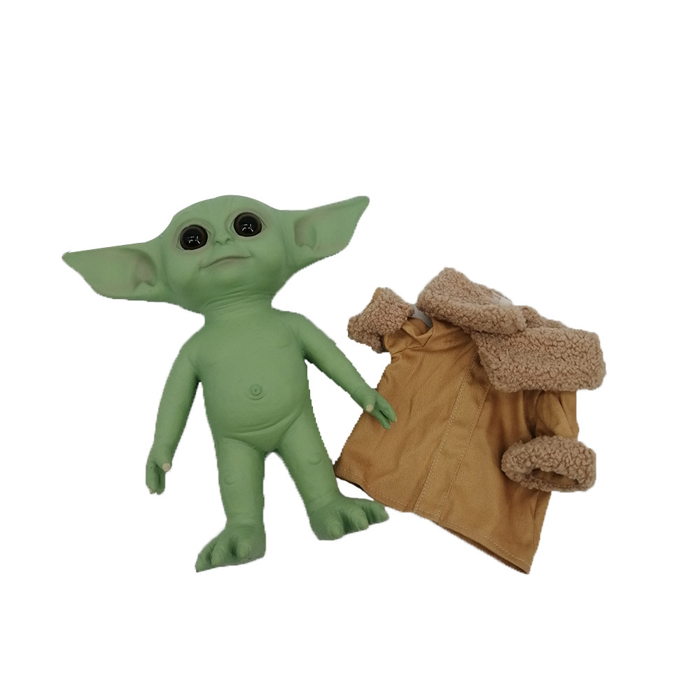 星球大战周边尤达宝宝影视尤达摆件玩偶万圣节复活节场地布置道具