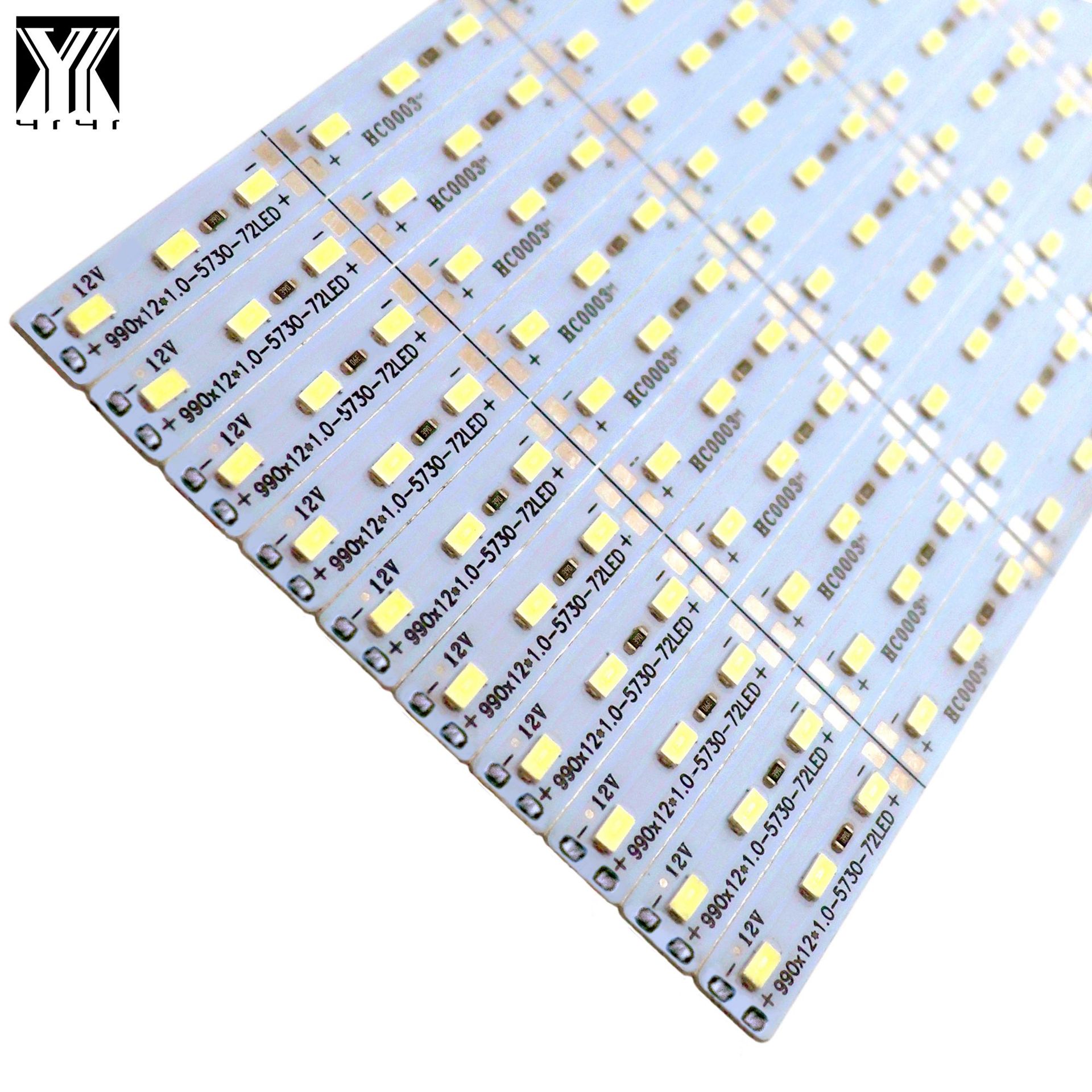 12vled5730硬灯条 单排72灯双排144灯12mm宽柜台广告箱照明条形灯