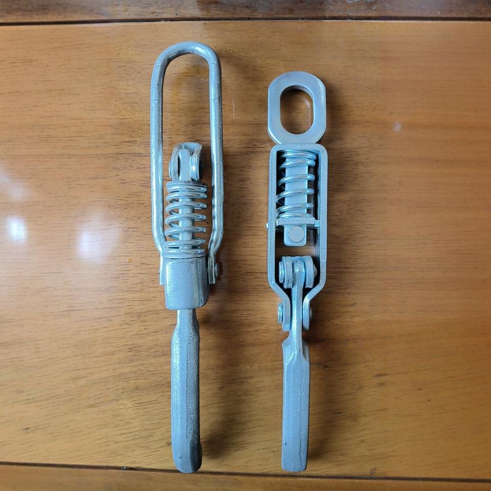 货车皮卡货车车厢锁扣 电动三轮弹簧手扣箱货门把手挂钩 栏板扣搭