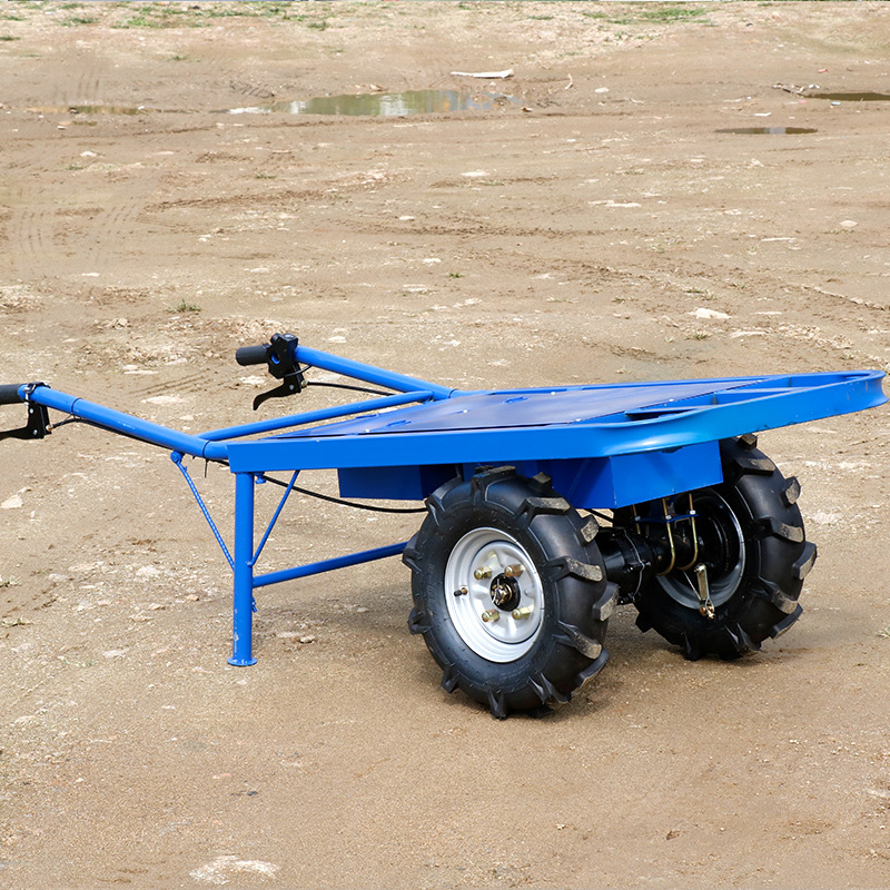 益欣农用电动小推车平板搬运电动大马力加宽爬坡高载重双轮鸡公车