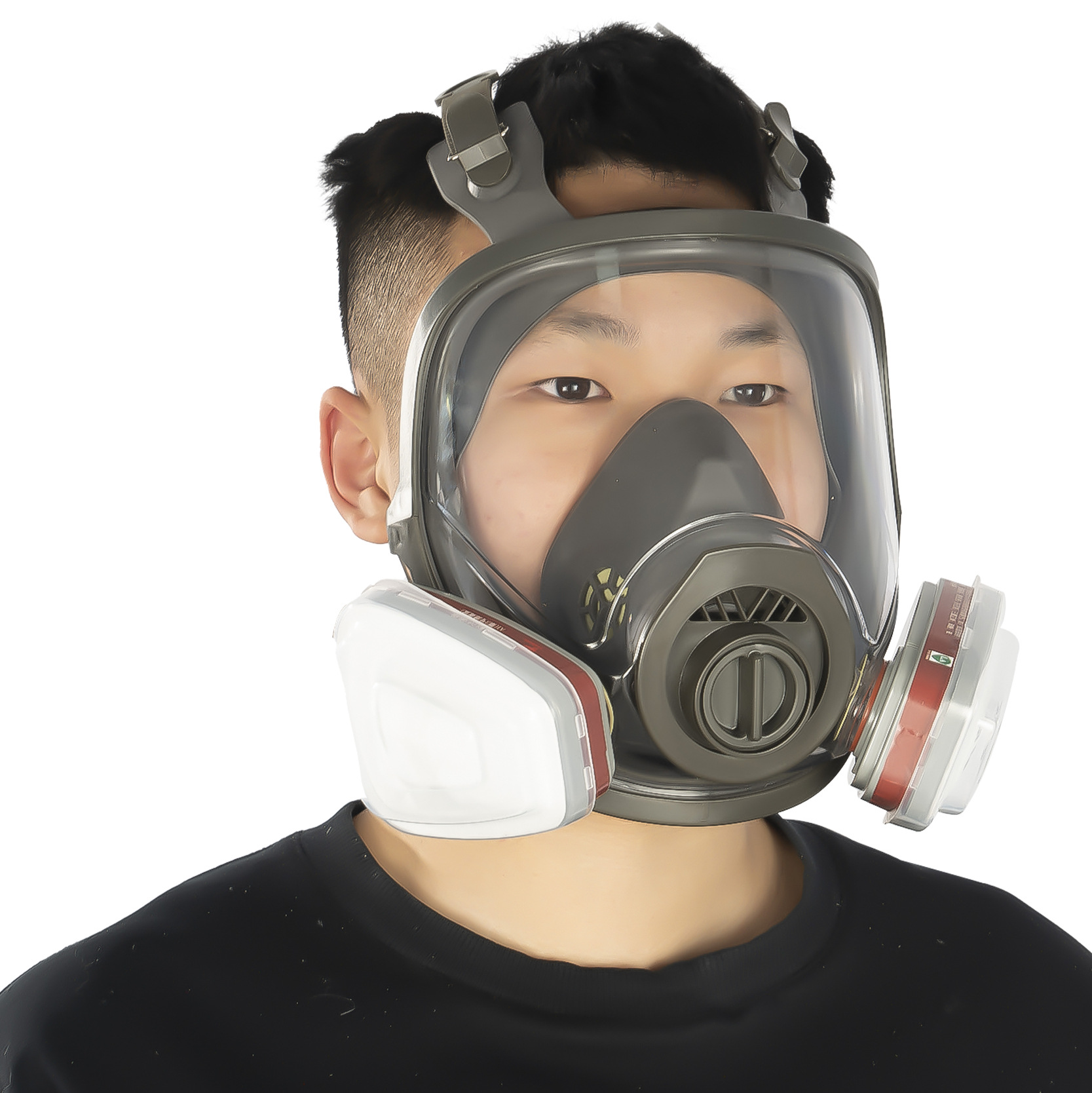 防毒面具全面罩防护罩打农药喷漆专用消防防尘粉尘化工防灰尘