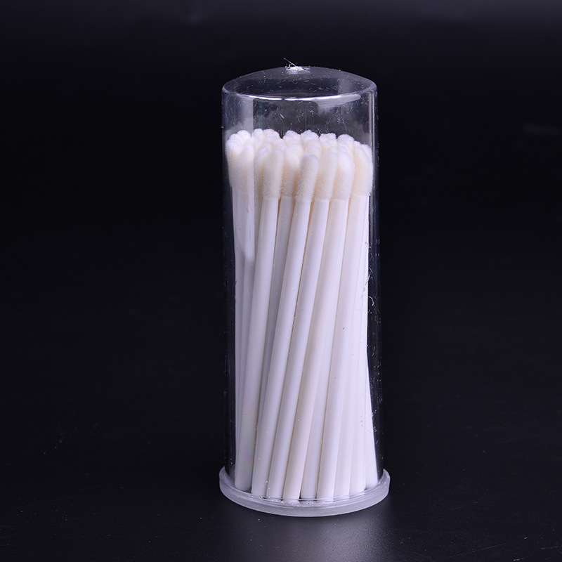 一次性实心杆唇刷 瓶装唇刷 便捷式口红刷 植绒唇刷 彩刷化妆工具