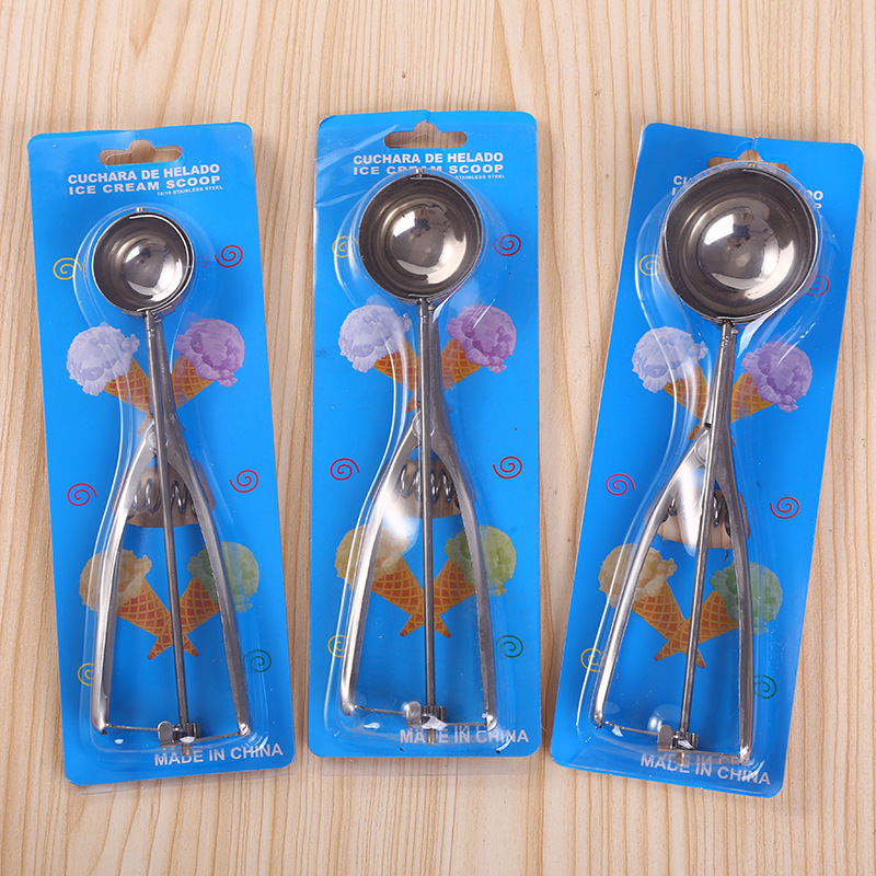 4/5/6cm Ice-Cream Spoon Ball Scoop Stainless Steel Ice Cream Spoon Ice-Cream Spoon Commercial Measuring Spoon Spoon Wholesale