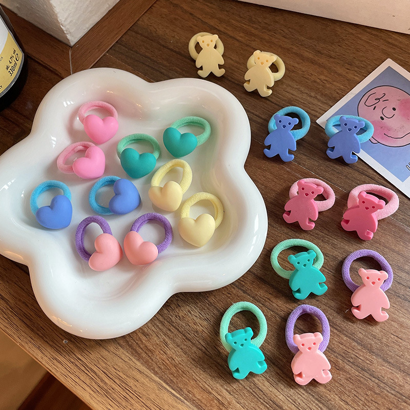 Little Girl Cute Hair Ring Infants Baby Hair Elastic Band Children's Rubber Band High Elasticity Hair Friendly String