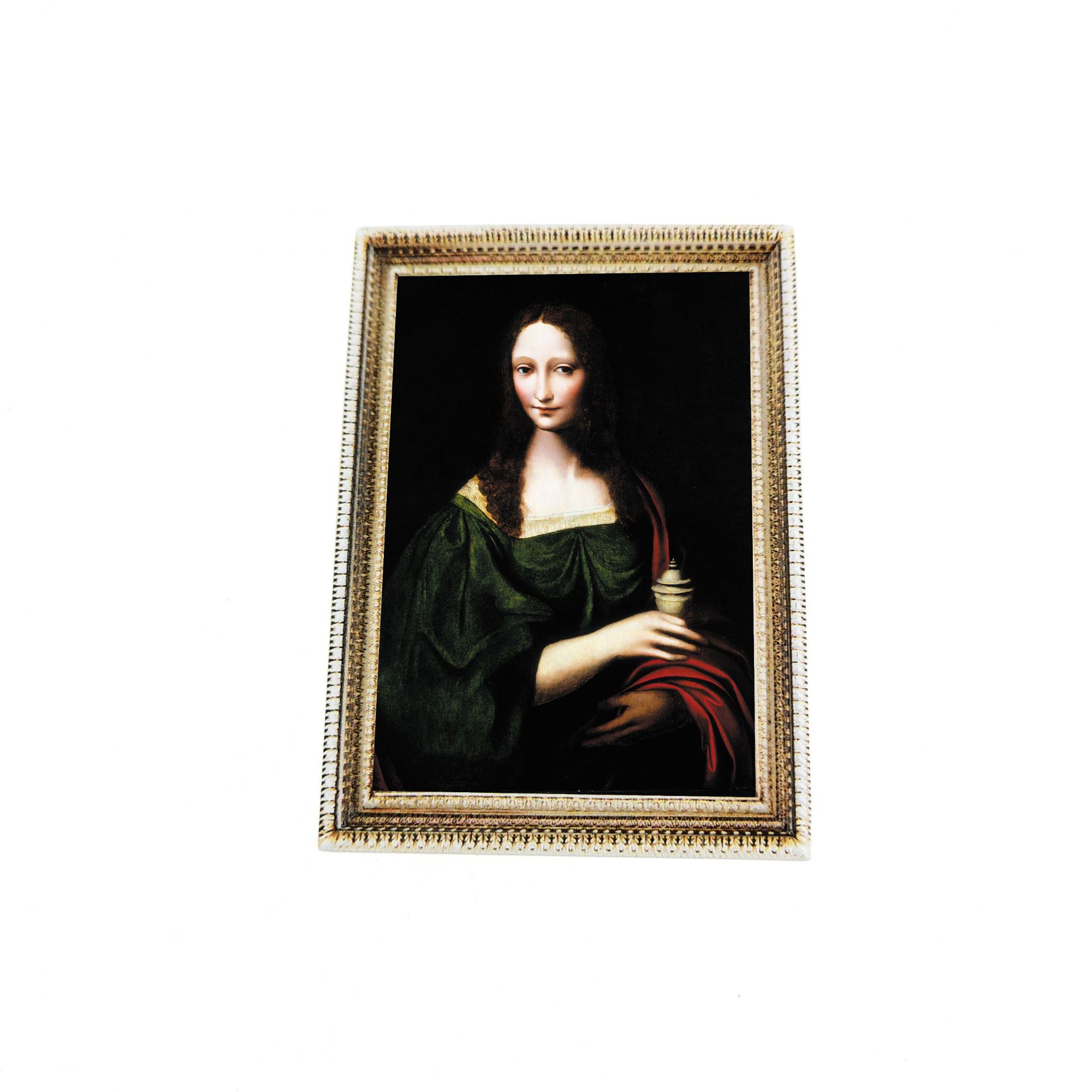 达芬奇蒙娜丽莎相框冰箱贴博物馆艺术馆书店文艺小店本心如荷文创