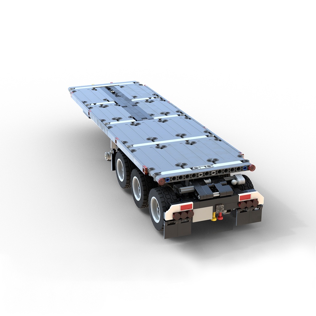 moc-37319 平板半挂车 适配42078 国产积木 兼容乐高科技-阿里巴巴