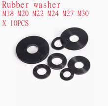 10-20pcs Flat Gaskets Inner Dia 3mm-20mm Black Rubber Oil跨