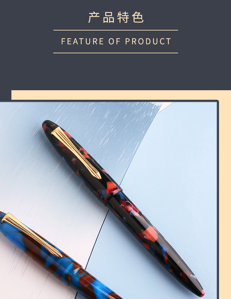 moonman末匠m100钢笔德国进口笔尖成人书法练字墨水笔礼品盒精装