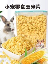 兔子零食玉米片宠物兔兔龙猫豚鼠荷兰猪用品食物饲料100克装兔粮