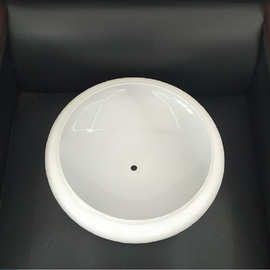 灯具配件白色半圆玻璃球吊灯水晶灯付件玻璃底盘led圆球30厘米cm