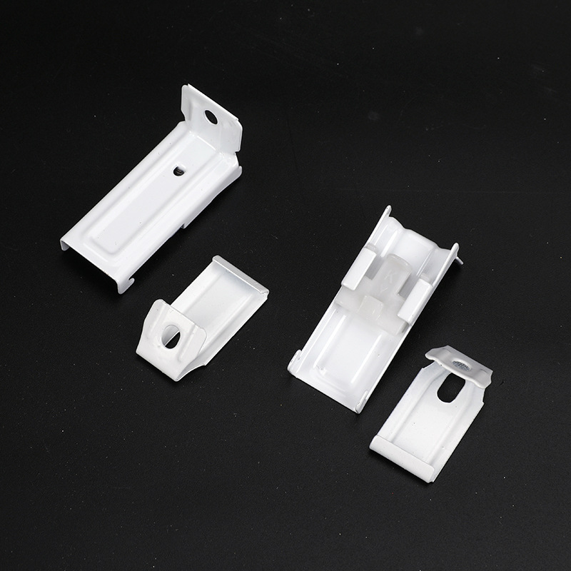 窗帘塑料轨道20mm卡子配件夹片安装码固定支架墙面房顶侧钉子封口