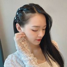 韩国造型发夹头发饰品 双层刘海带齿发夹 韩版美发工具盘发器发饰