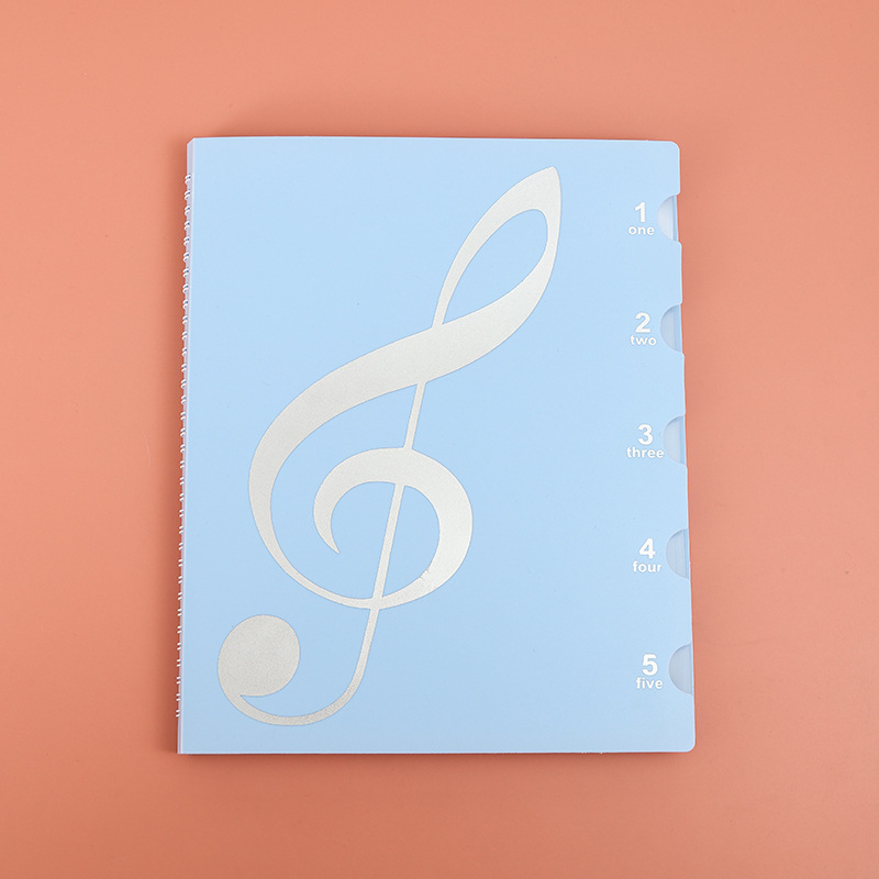 Multi-Function Change Music Folder Folder Color Inner Page Piano Score Music Folder Sub-Can Modify 20 Pages Pregnancy Test Book Sheet Music Folder Music Folder