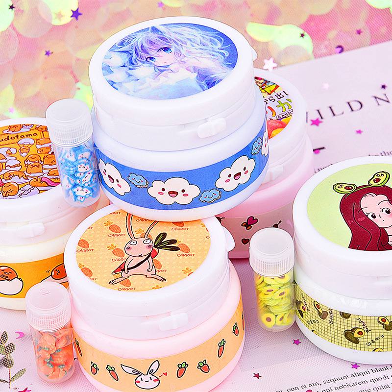 起泡胶套装网红抖音史莱姆儿童仙女果酱水晶泥泥巴礼盒装