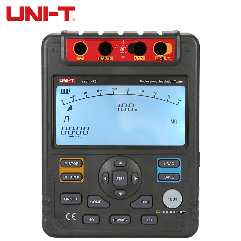 UNI-T优利德高压绝缘数字电子摇表数显特性测量仪 UT511/12/13