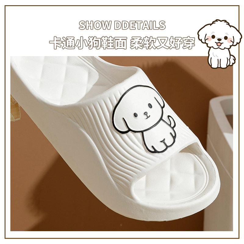 Women's Sandals and Slippers Summer Indoor Home Bathroom Bath Non-Slip Home Stool Feeling Outer Wear Soft Bottom Men's Summer