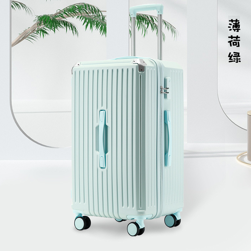 New Multi-Functional Trolley Case Scratch-Resistant Thickened and Large-Capacity 32 Luggage Women's Shock-Absorbing Universal Wheel Password Suitcase