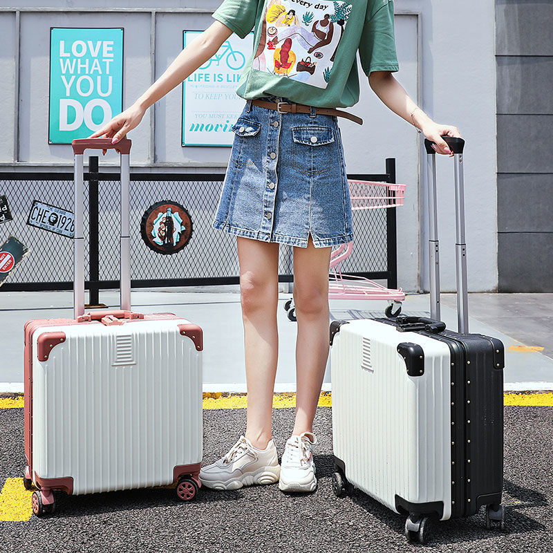 行李箱女18寸登机小号迷你拉杆箱20寸旅行男密码箱子轻便小清新