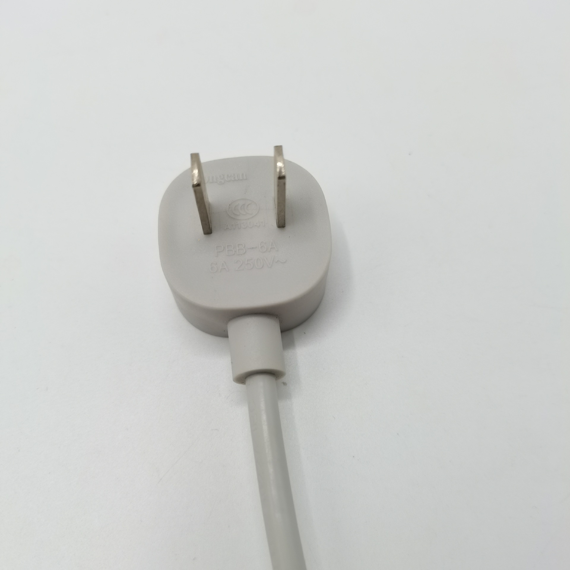 【供应】两芯弯头小米国标插头线 小米国标电源线 两相插头线