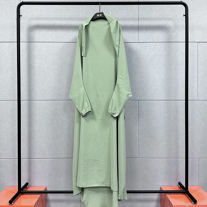 Cross-Border Tikotk Best Selling Women's Clothes Closed Toe Dress Suit Long Shirt Dress Xg2054
