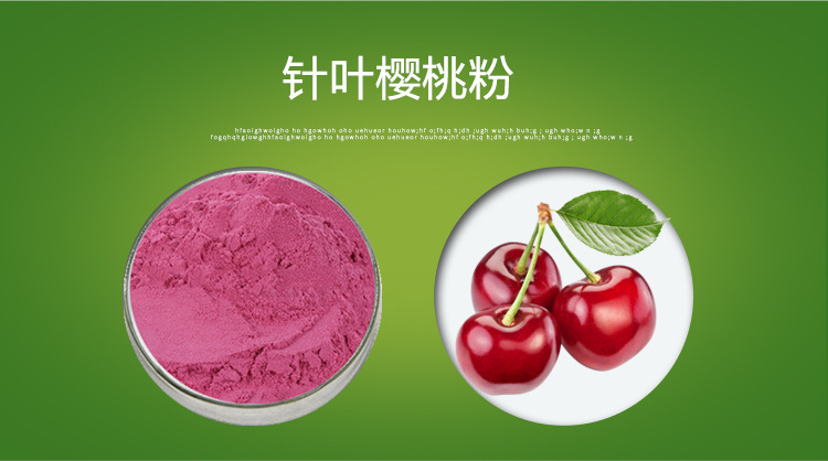 针叶樱桃粉 99% 樱桃速溶果粉 针叶樱桃提取 实力厂家 工厂直供
