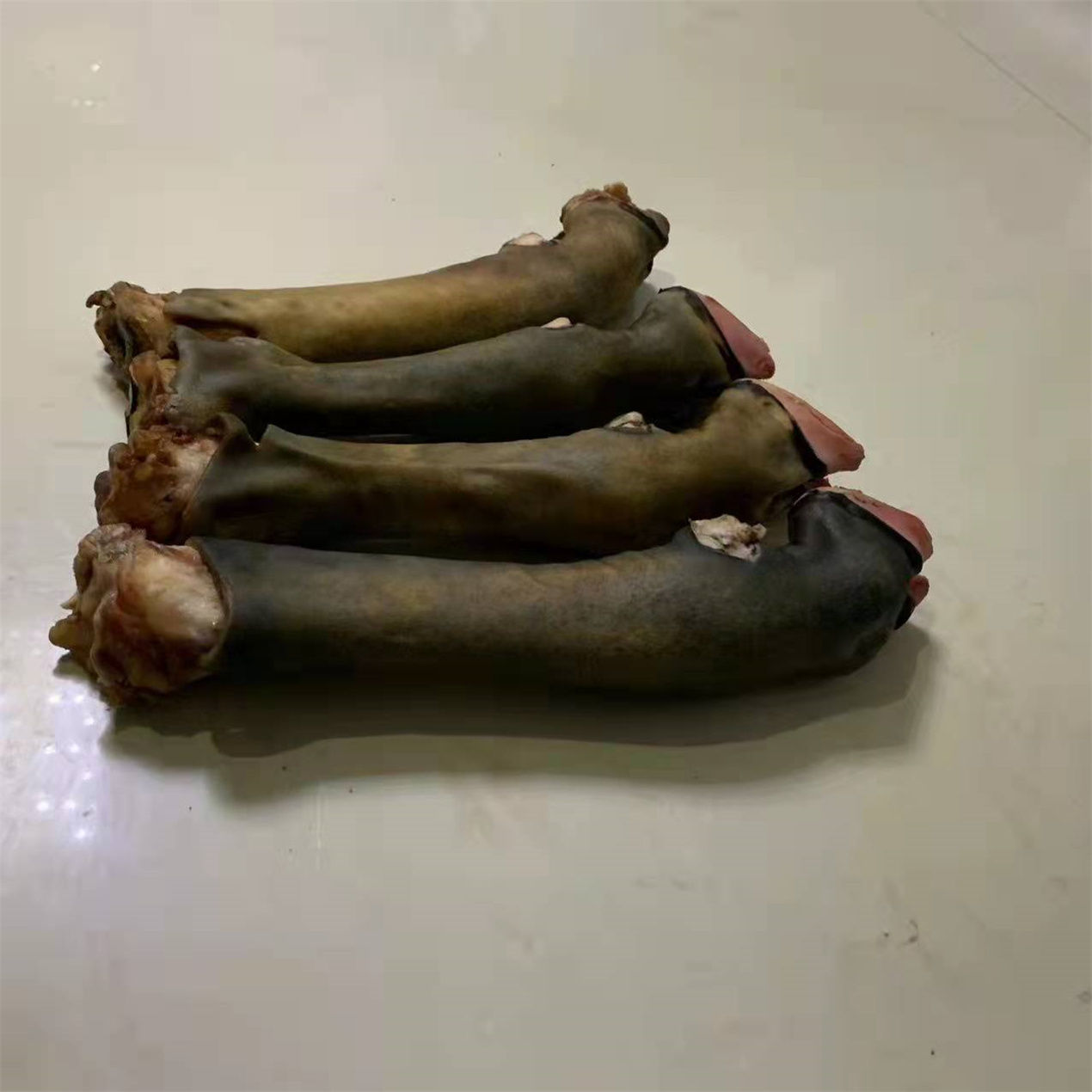 羊蹄纯火烧新鲜现杀羊脚清真黑羊蹄子农家散养羊带筋羊蹄子羊蹄筋