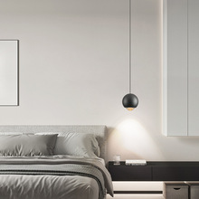 现代极简创意个性小吊灯北欧简约客厅吧台灯轻奢吊线灯卧室床头灯