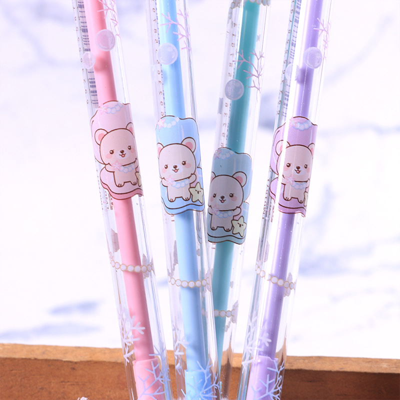 天卓新款 01871自动铅笔tt农场 水晶公仔卡通自动笔学生文具批发