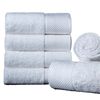 Star hotel hotel Bathing Cotton enlarge thickening white Bath towel water uptake logo Long towel