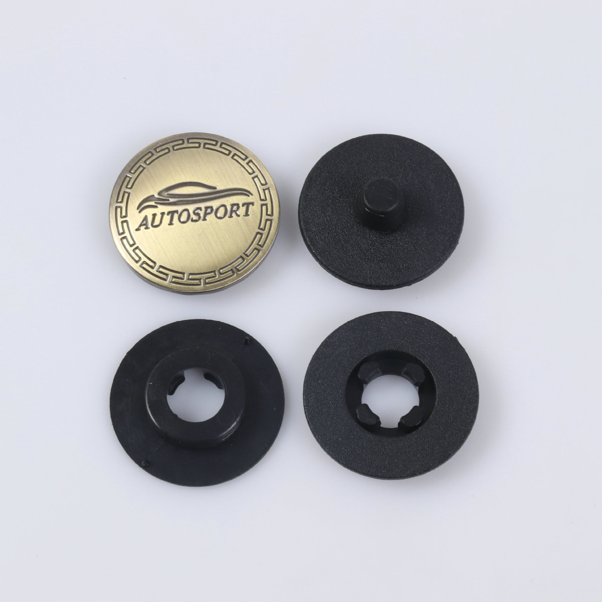 双层通用防滑动金属按扣汽车脚垫卡扣固定可拆卸扣子通用现货卡扣