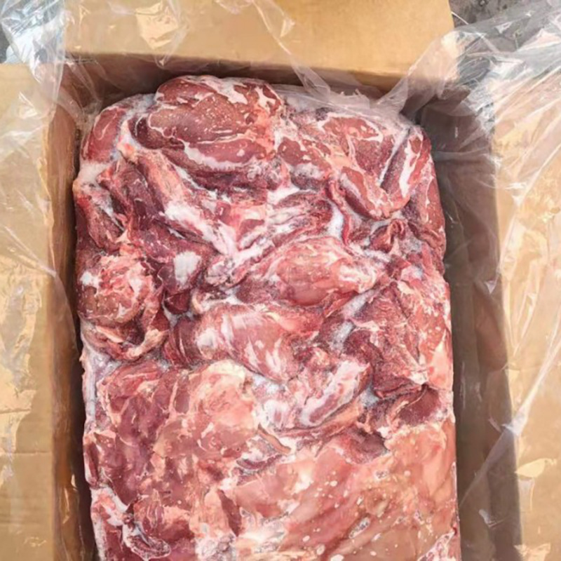 纯干鲜冻羊板肉 羔羊肉去骨大块生羊肉肉冷冻羊排肉 腿肉商用批发